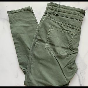 NWOT Loft Hunter Green High Waist Skinny Jeans